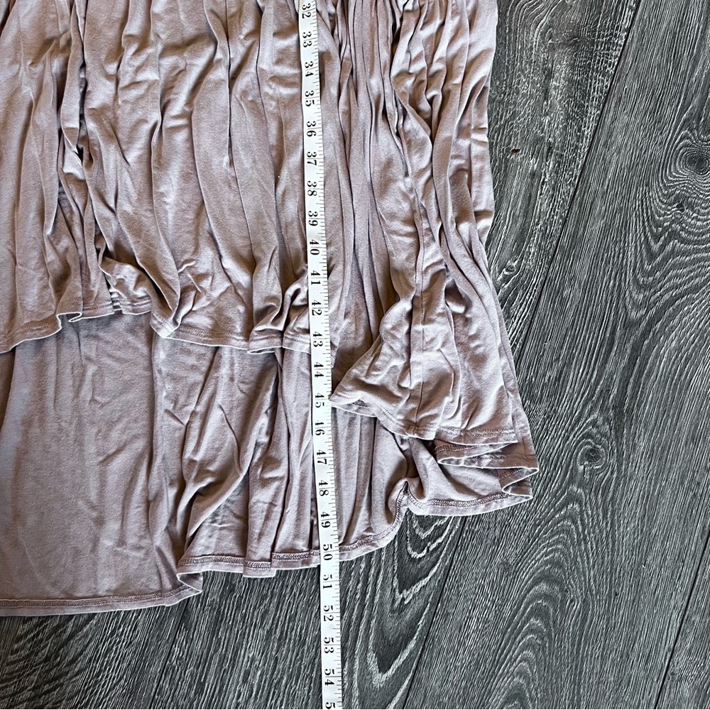 ANNABELLE Super Soft Maxi Dress | Plus Size 3X | 3/4 Sleeves, Pockets, Hi-Lo Hem - Picture 7 of 11